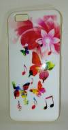Θήκη Case Silicone Apple Iphone 6/6s White flowers and butterfly (OEM) Θήκη Case Silicone Apple Iphone 6/6s White flowers and butterfly (OEM)